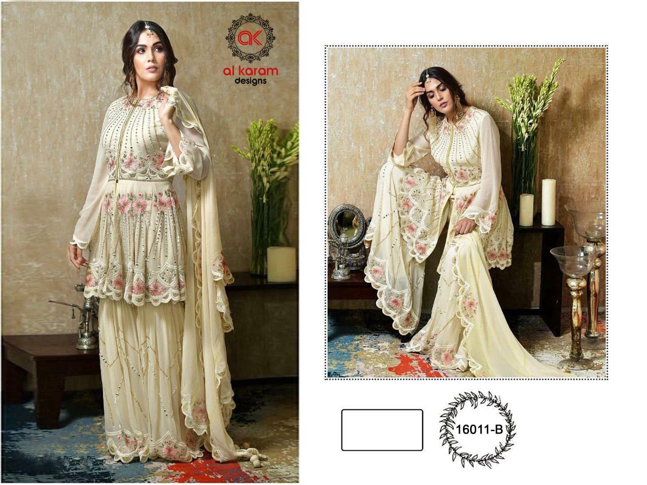 Al Karam 16011 Color Set Pakistani Suits Catalog
